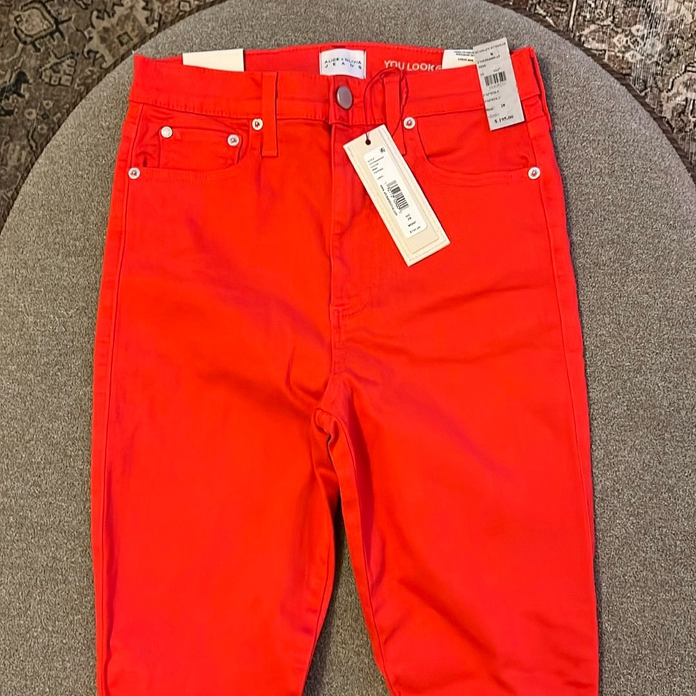 Alice + Olivia Jeans- Brand New with tags. Size 28 high rise ankle skinny jeans